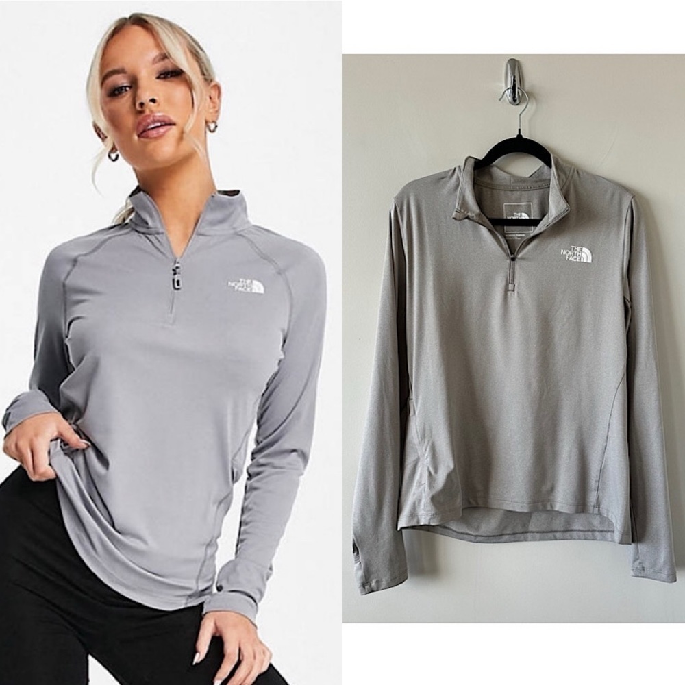 The North Face Flex II 1/4 zip long sleeve top (Size:Large)